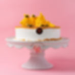 Honeycomb cake front view