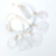 Pingente Chapa Quartzo Branco ou Cristal - Semijoia cristais pedras naturais