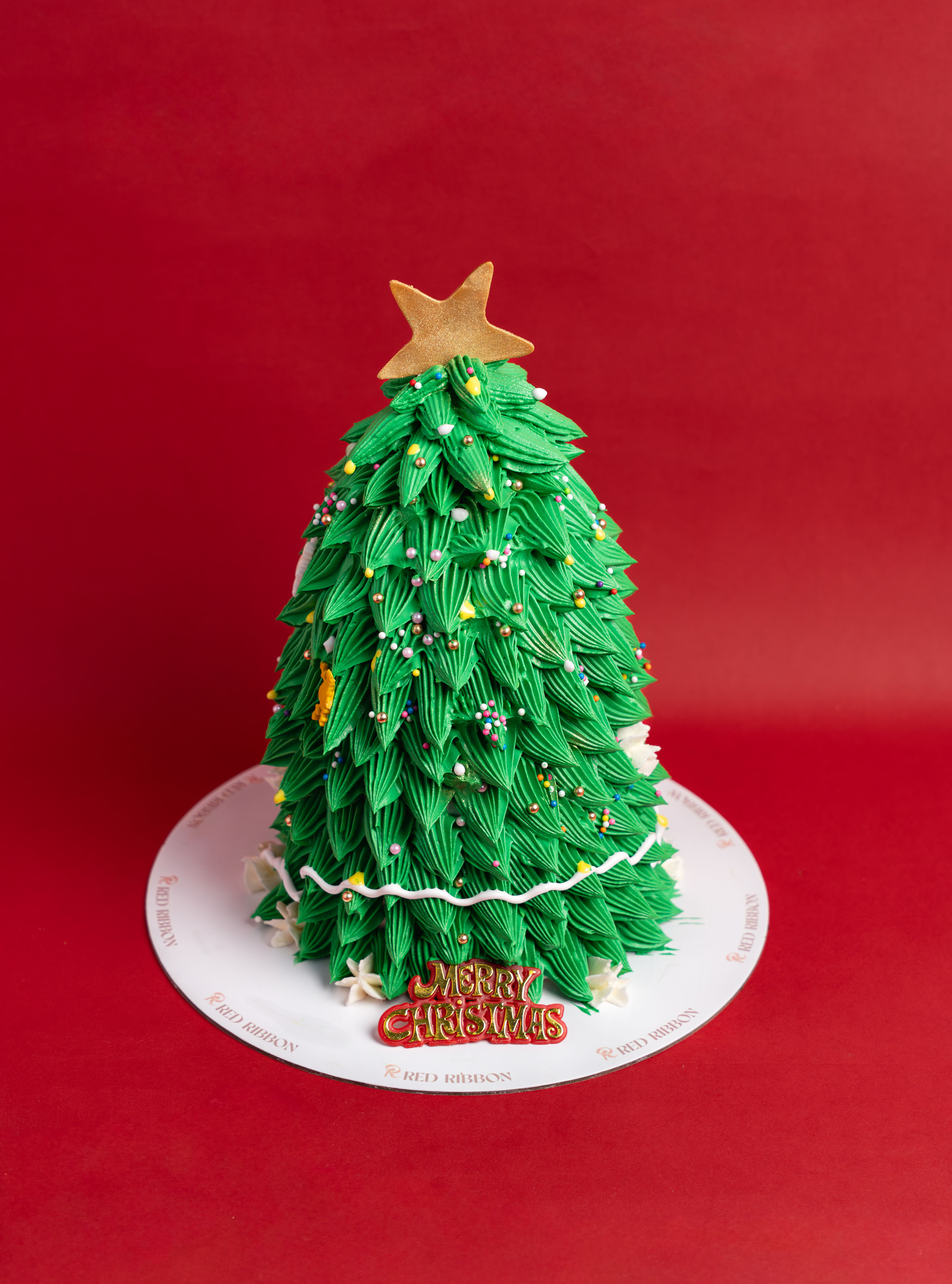 Christmas Tree Theme Cake