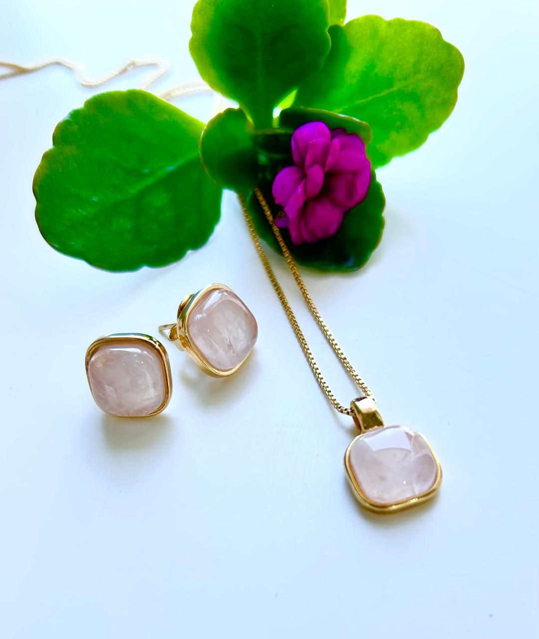 Conjunto Quartzo Rosa Possebon