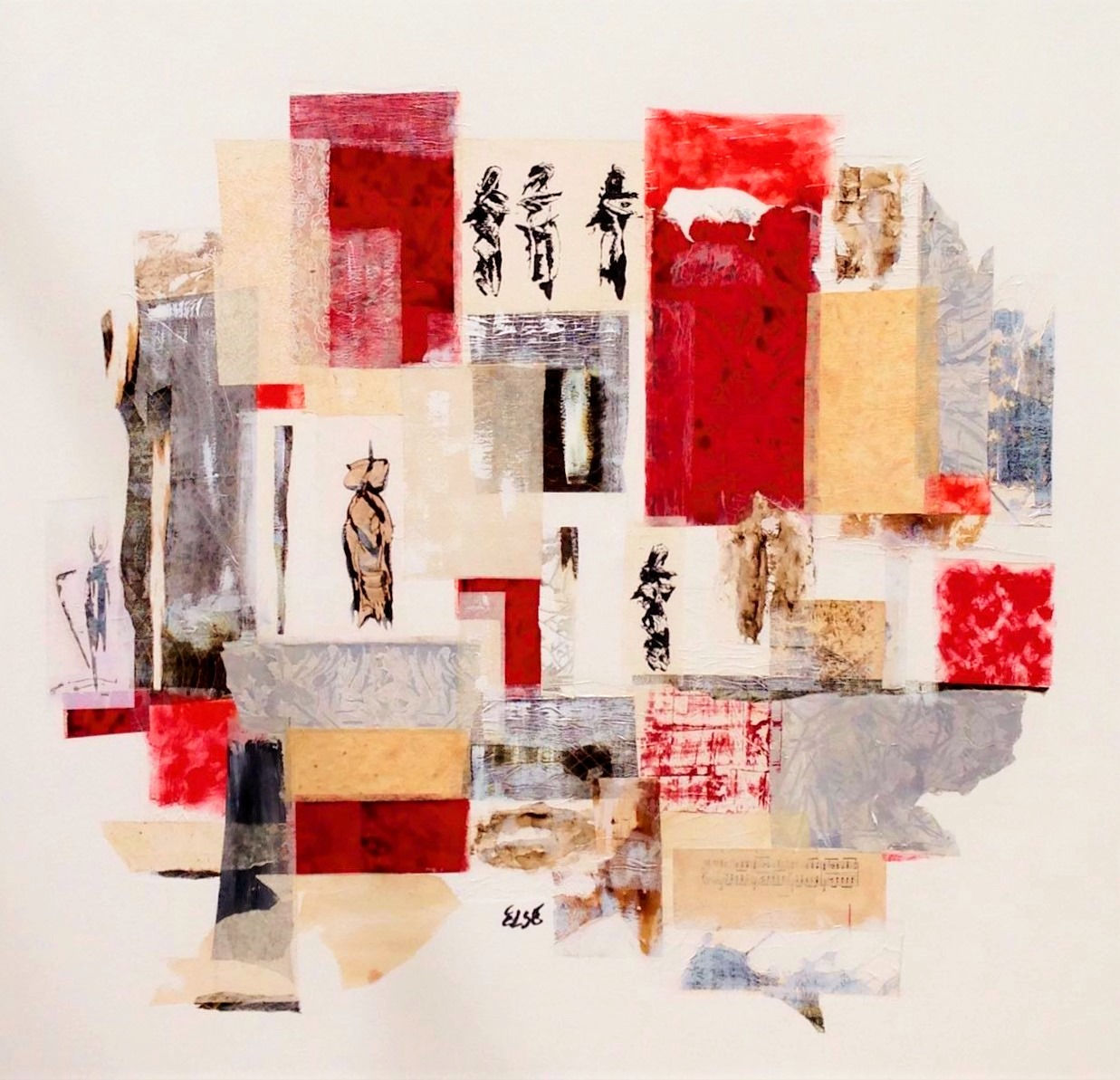 " La melodie du bonheur" 150x150 cm