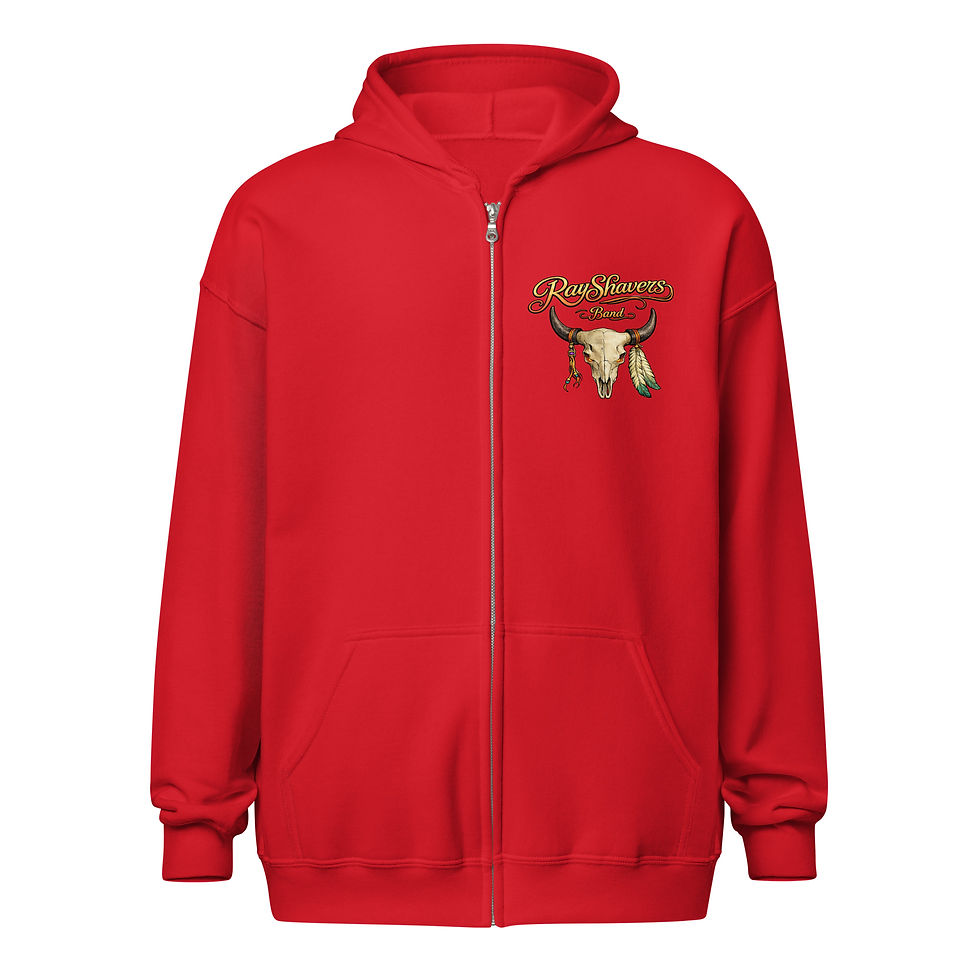 Thumbnail: Ray Shavers Band Unisex heavy blend zip hoodie