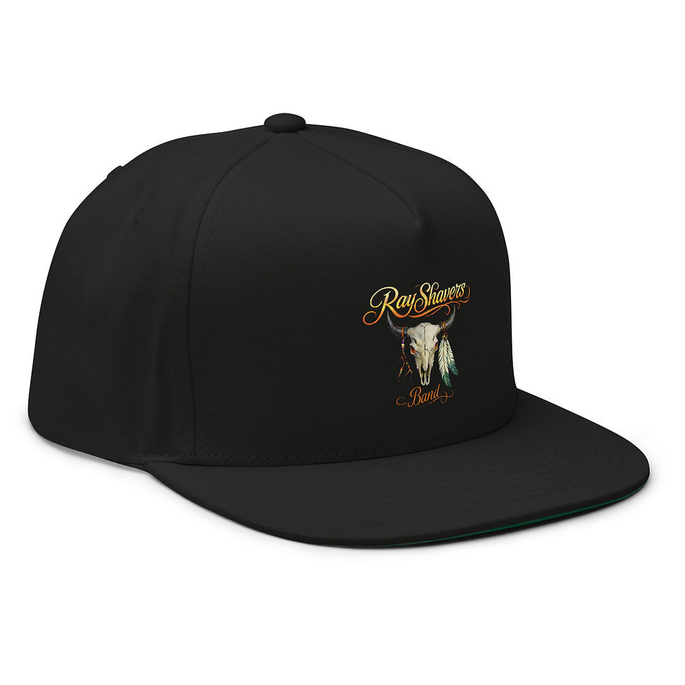 Thumbnail: Ray Shavers Band Flat Bill Cap
