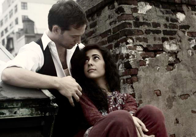 C-Jed Resnick as Pierre Frollo and Nadine Malouf as Esme Benhamou