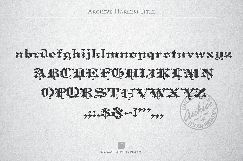 Thumbnail: Archive Harlem Title