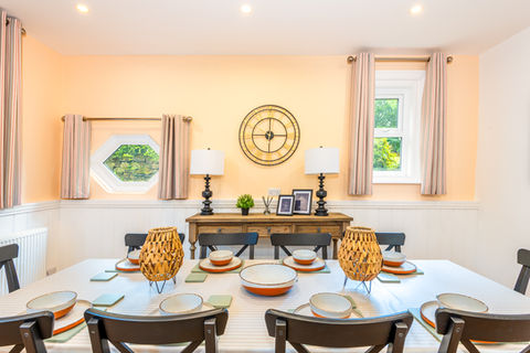 Professional interior photography dining room