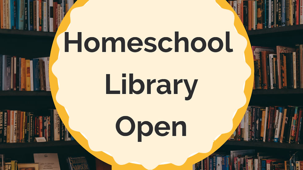 Homeschool Library Open