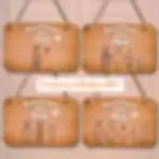 Plaque bois famille personnalisée