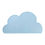 Thumbnail: Tapis en silicone bleu en forme de nuage pour gamelles