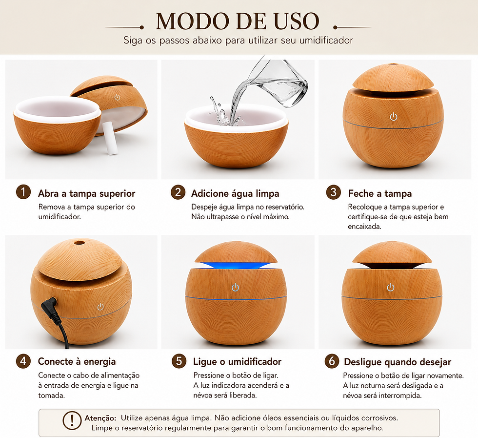 Miniatura: Difusor Aromatizador De Óleo Essencial