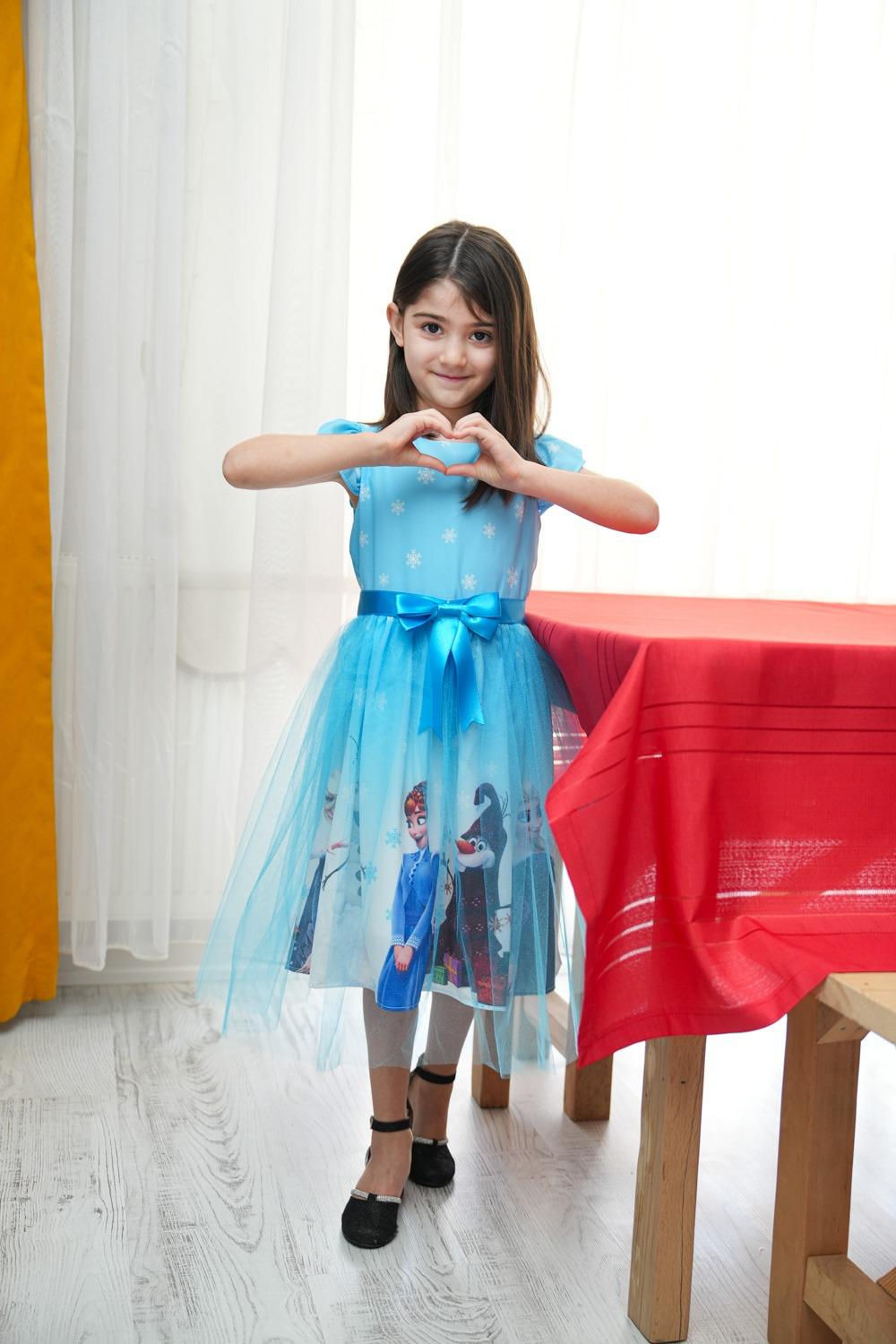 6-9 Yaş Kız Çocuk Elbisesi