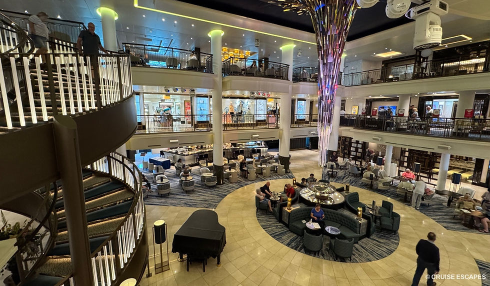 Atrium onboard P&O Britannia