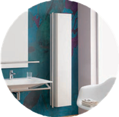 Accessible Wall Hung Cabinets Italian Designer Caregiver Assist Independence Bathroom Storage Optional Grab Bar