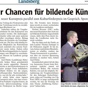 Annunciata Foresti setzt sich als Kreisrätin/GAL im Kulturbeirat für einen Kunstpreis im Landkreis Landsberg ein