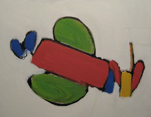 KLEINE ACRYLARBEITEN AUF KARTON