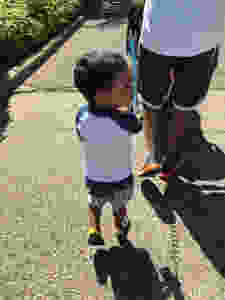 Wearing water clothes and shoes for SeaWorld Orlando Trip