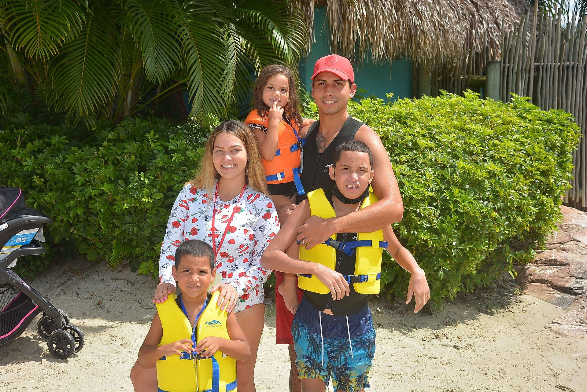 Family at Discovery Cove