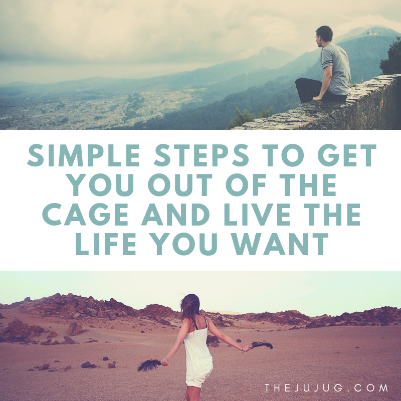 simple steps to get you out of the cage and live the life you want