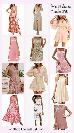 Resort dresses under $50