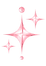 Pink diamond star decor
