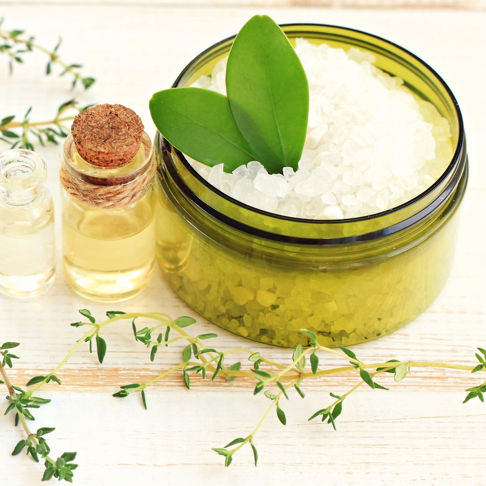 DIY Lavender Eucalyptus Bath Salt using essential oils