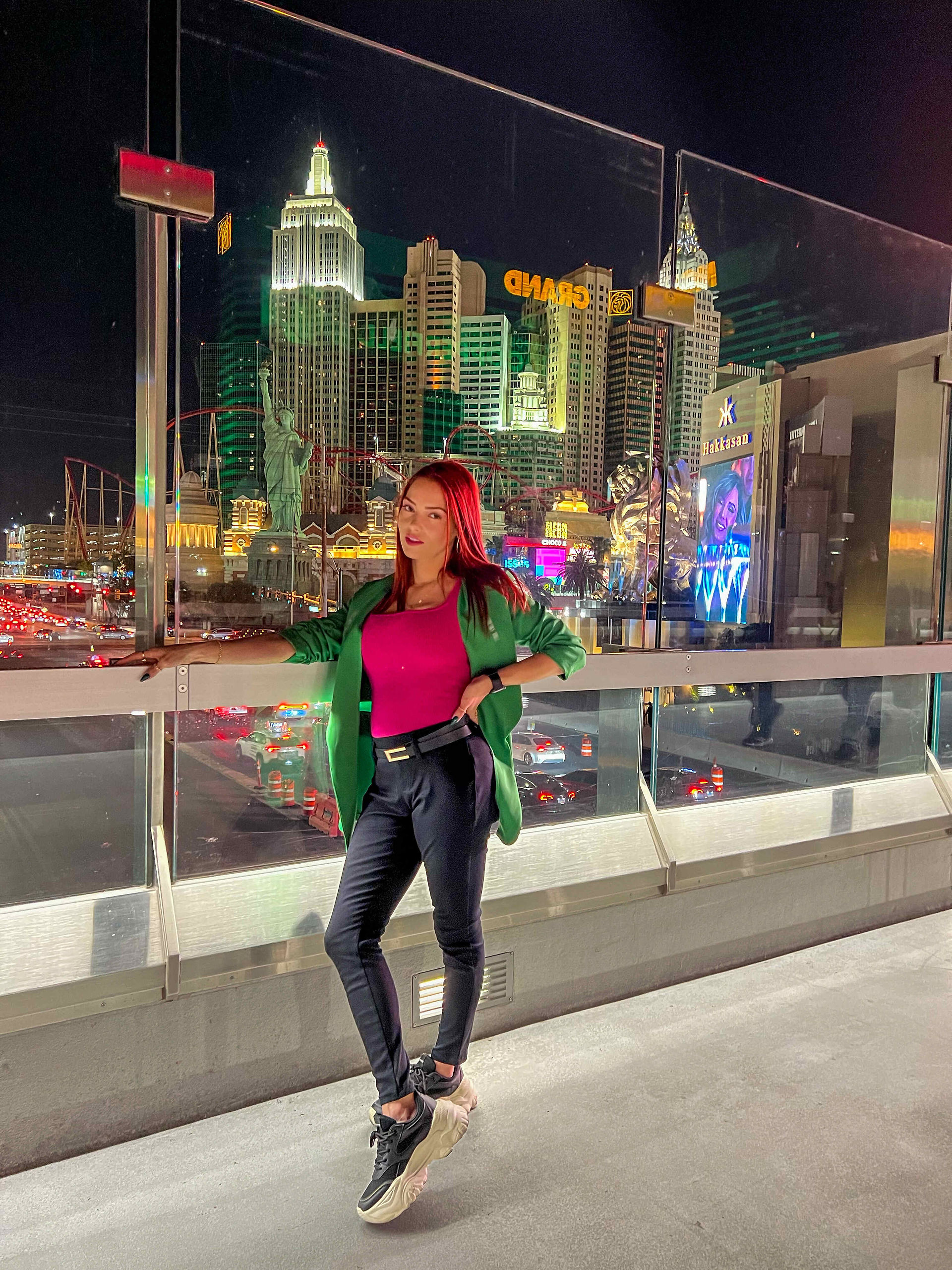 Las Vegas strip at night time