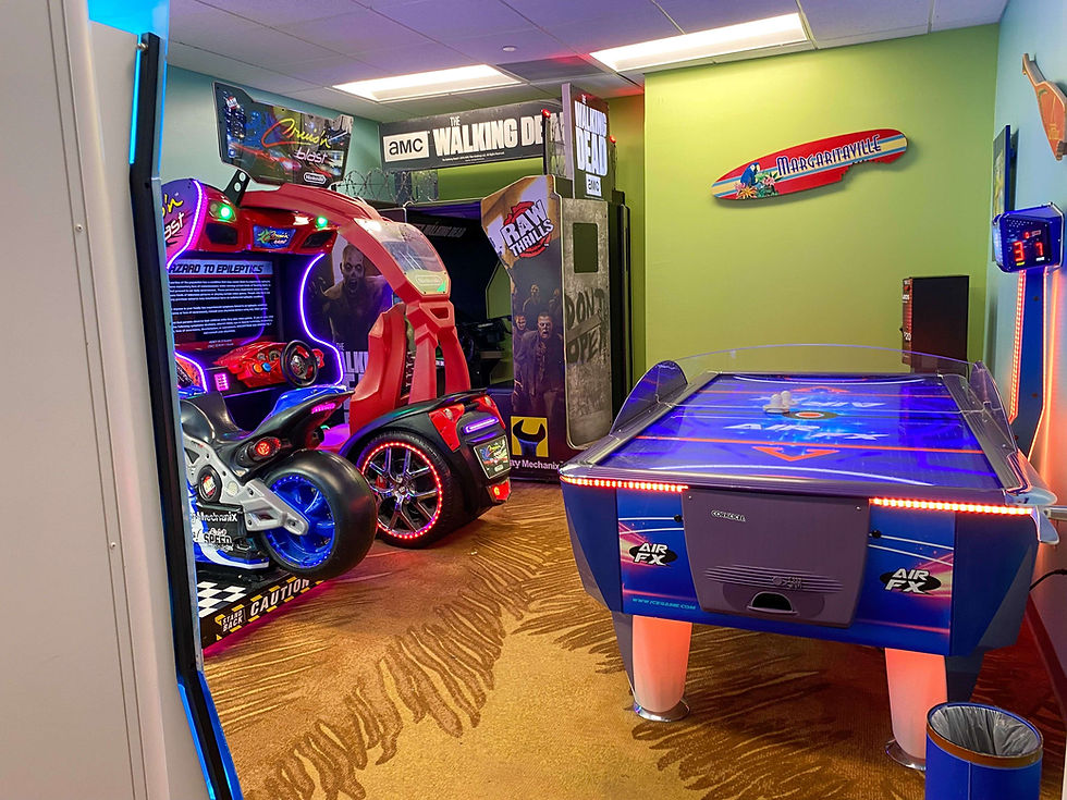 Game room at margaritaville orlando