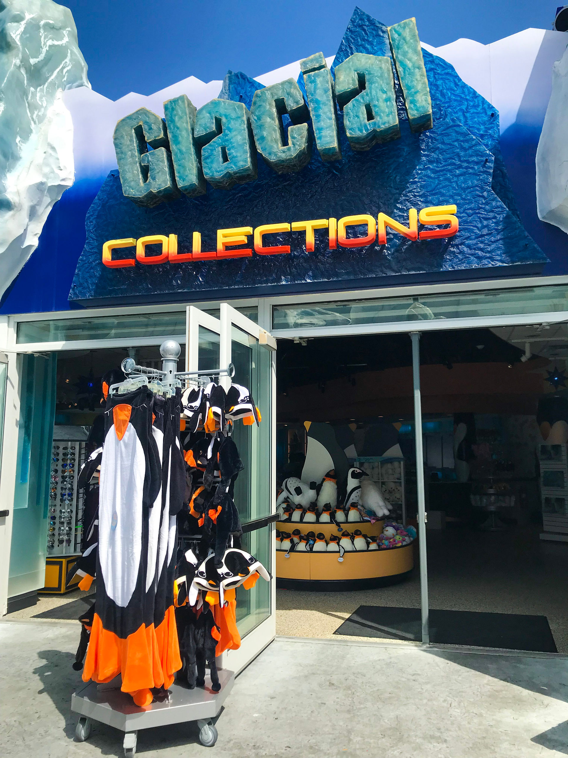 Antartica gift store at SeaWorld Orlando Florida