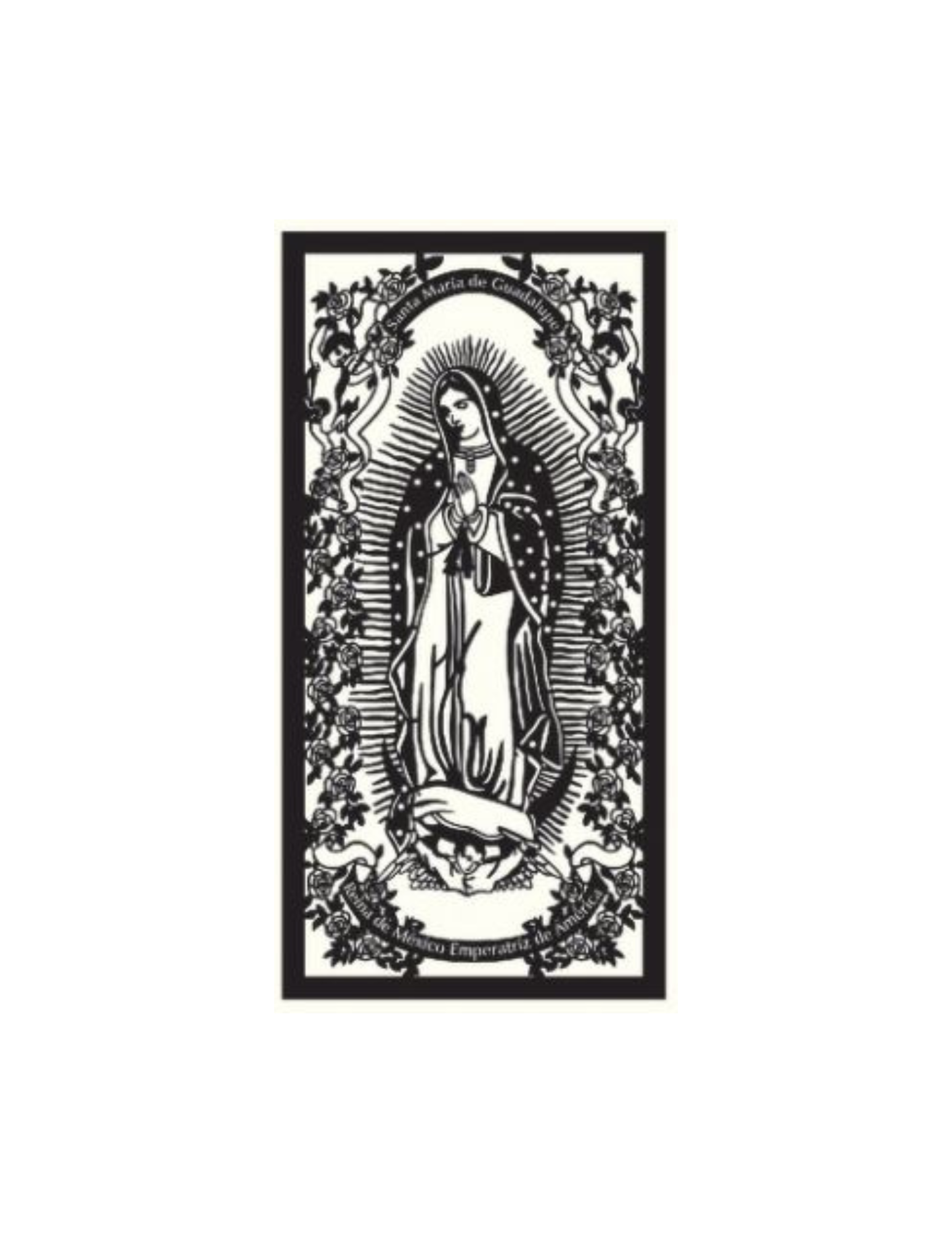 Protección Decorativa Virgen Angeles