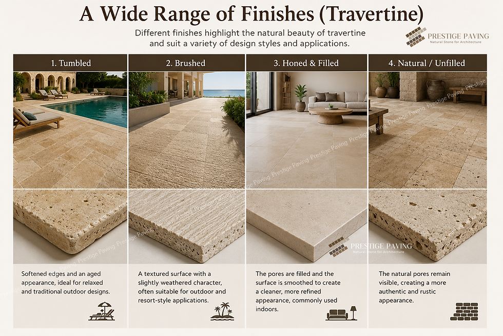Travertine, หินทราเวอร์ทีน