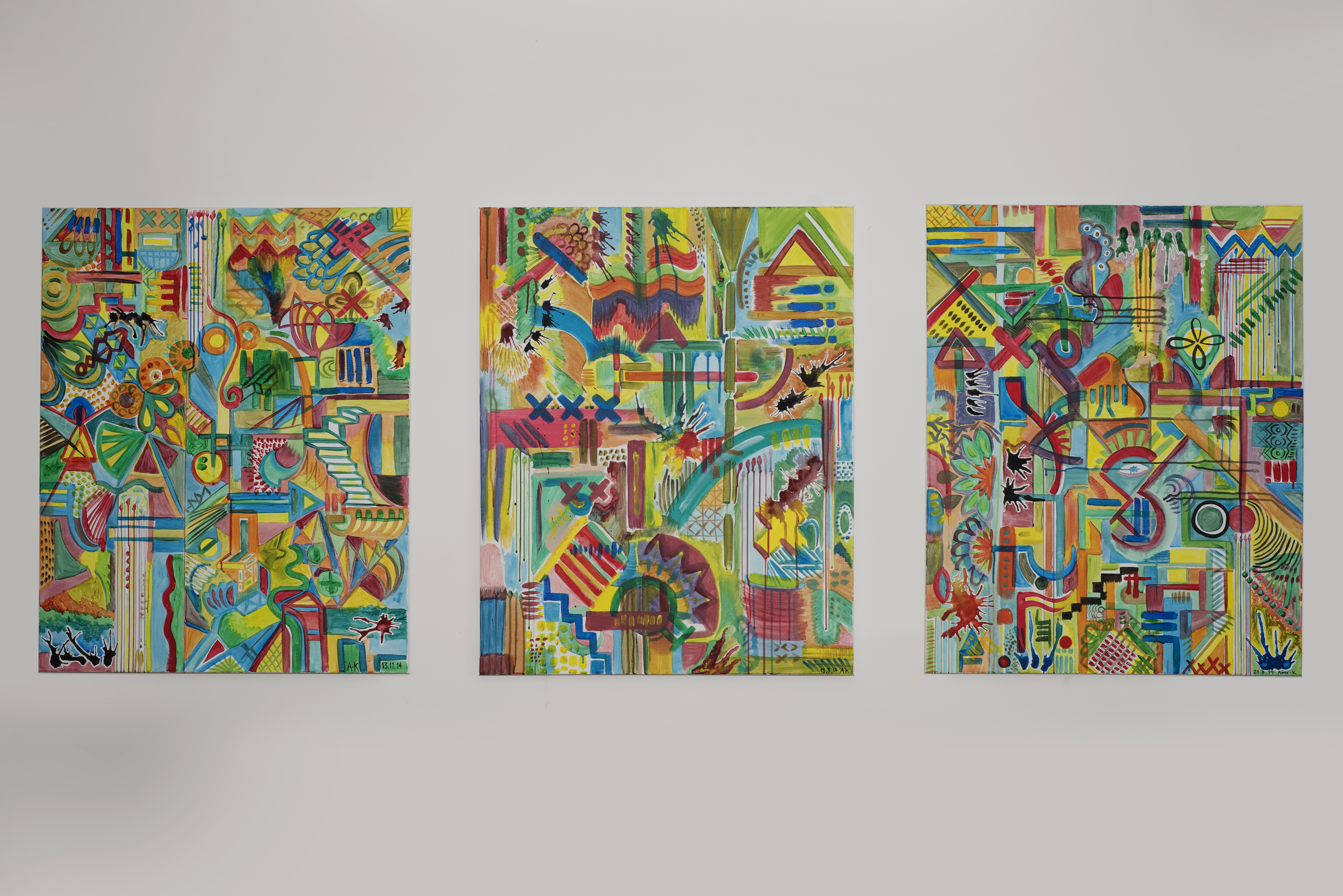 30 springs triptych
