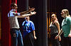 MSTC instructor speaking to a few students.