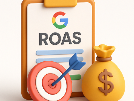 image containing Google target roas and target simulating precise targeting with google ads.