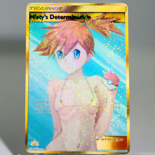Misty s Favor Custom Full Art Holo Pokemon Card NSFW AllianceTCG 
