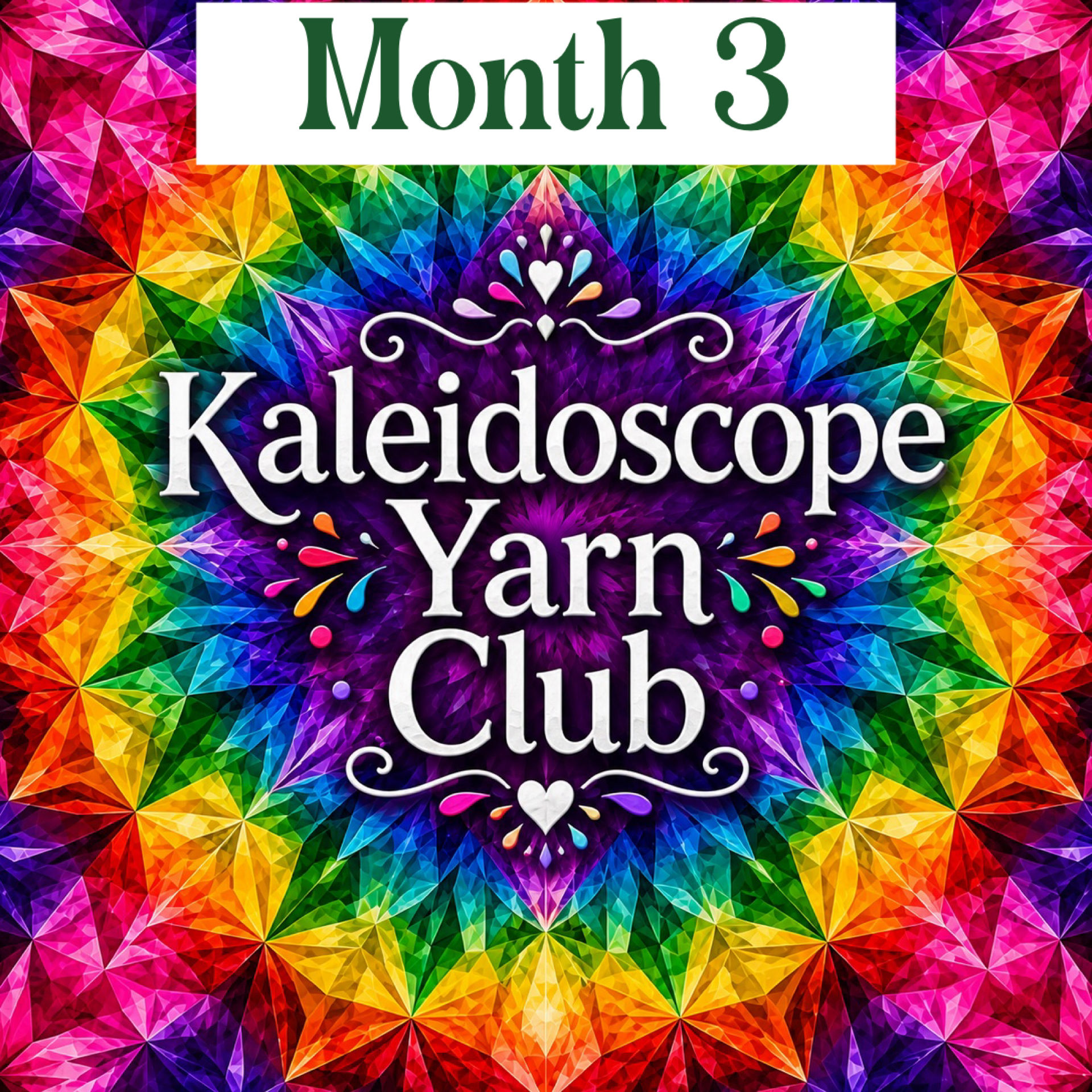 Month 3 Kaleidoscope Yarn Club