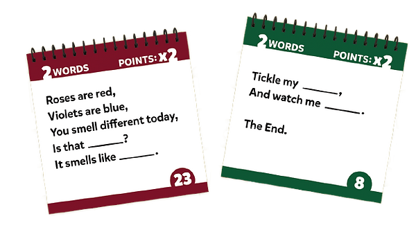 Blank It booklets - Roes Are Red and Petite Poem