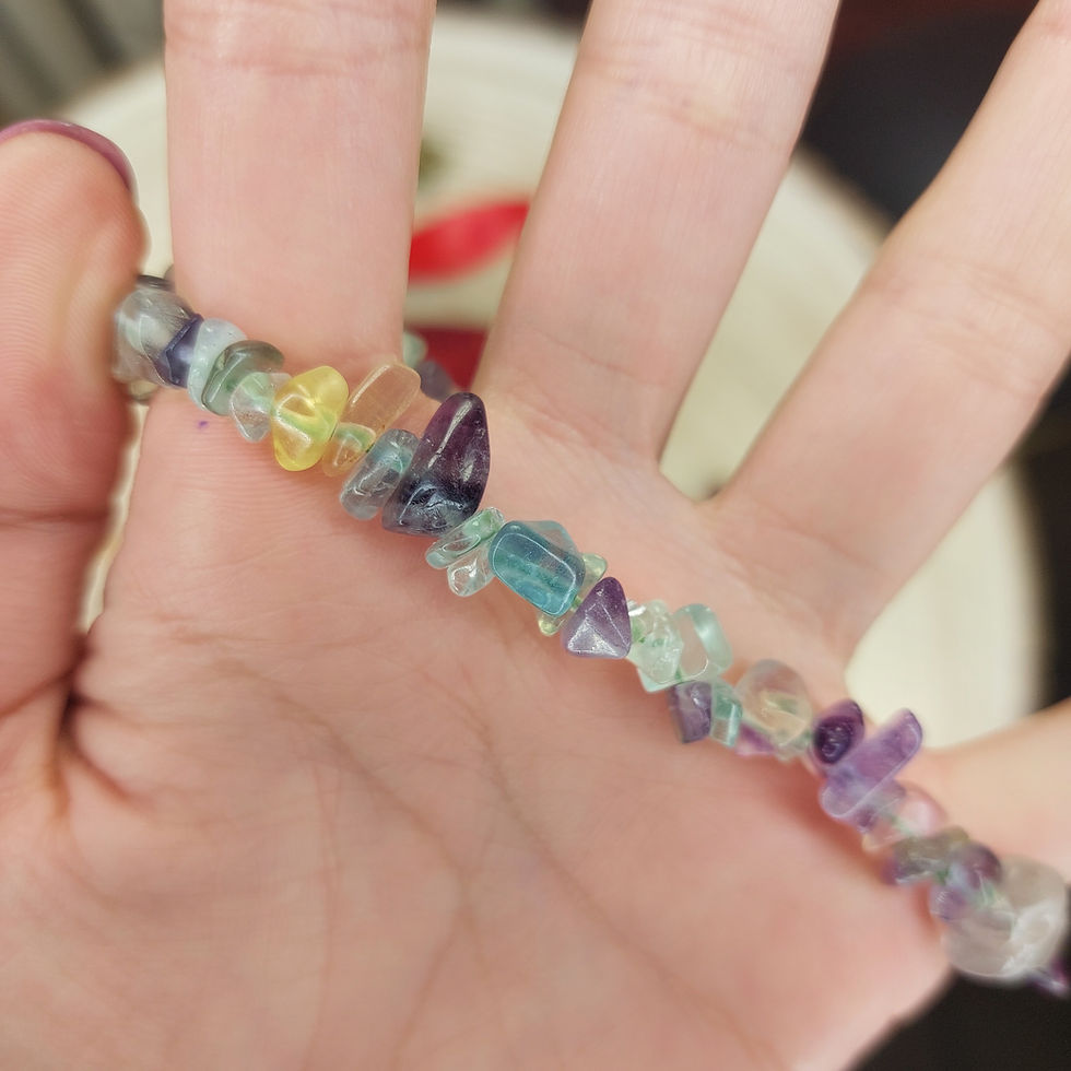 Miniature : Bracelet de fluorine chips