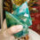 Miniature : Agate sakura verte / bleue - A+