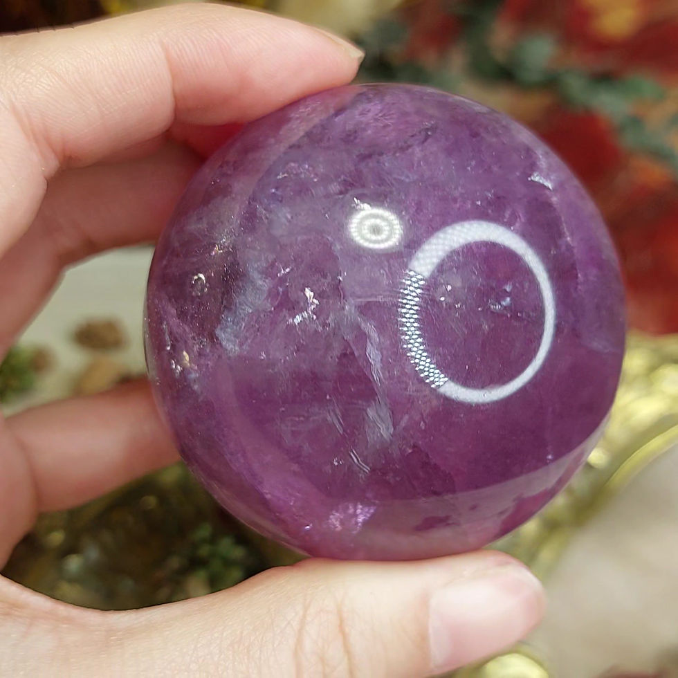 Miniature : Sphère de fluorine violette