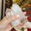 Miniature : Cristal de roche à fantômes de calcite - AAA