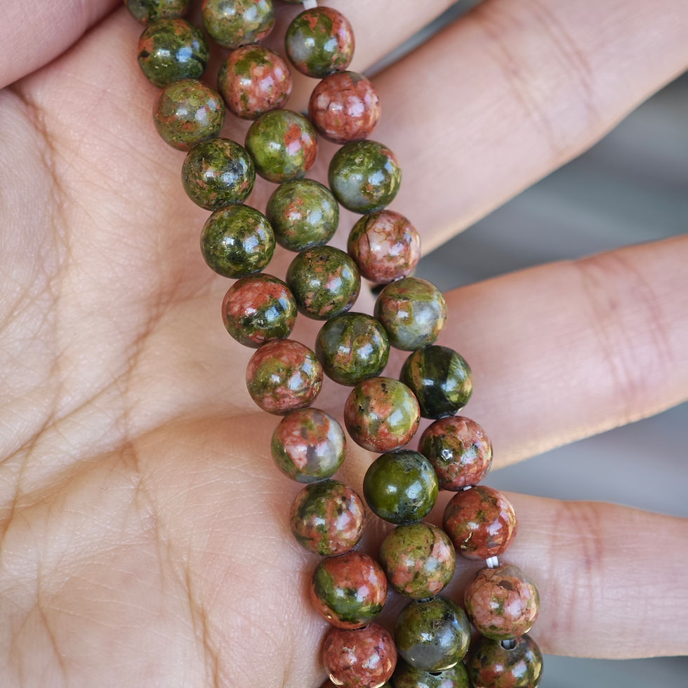 Bracelets d'Unakite