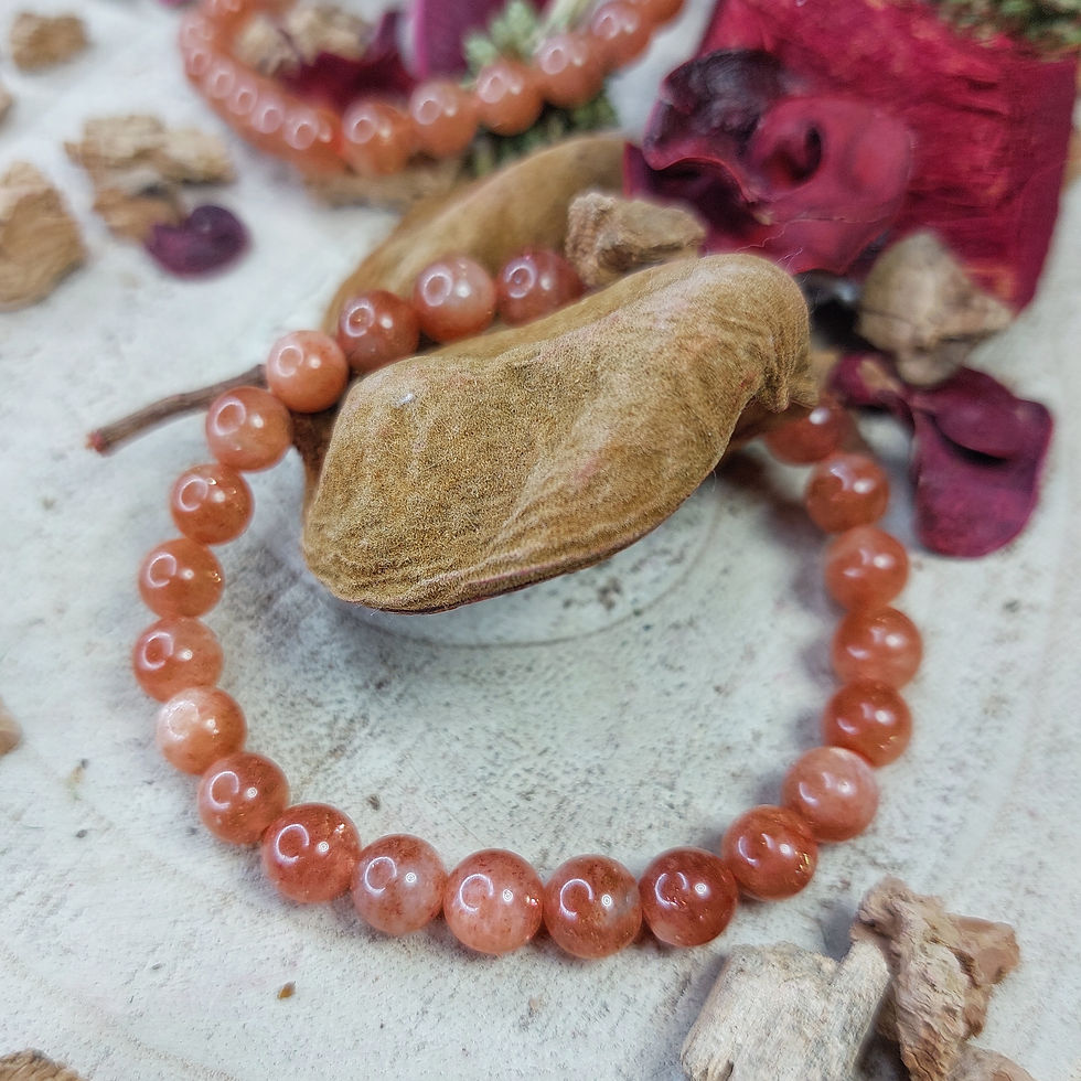 Bracelet de pierre du soleil - Héliolite