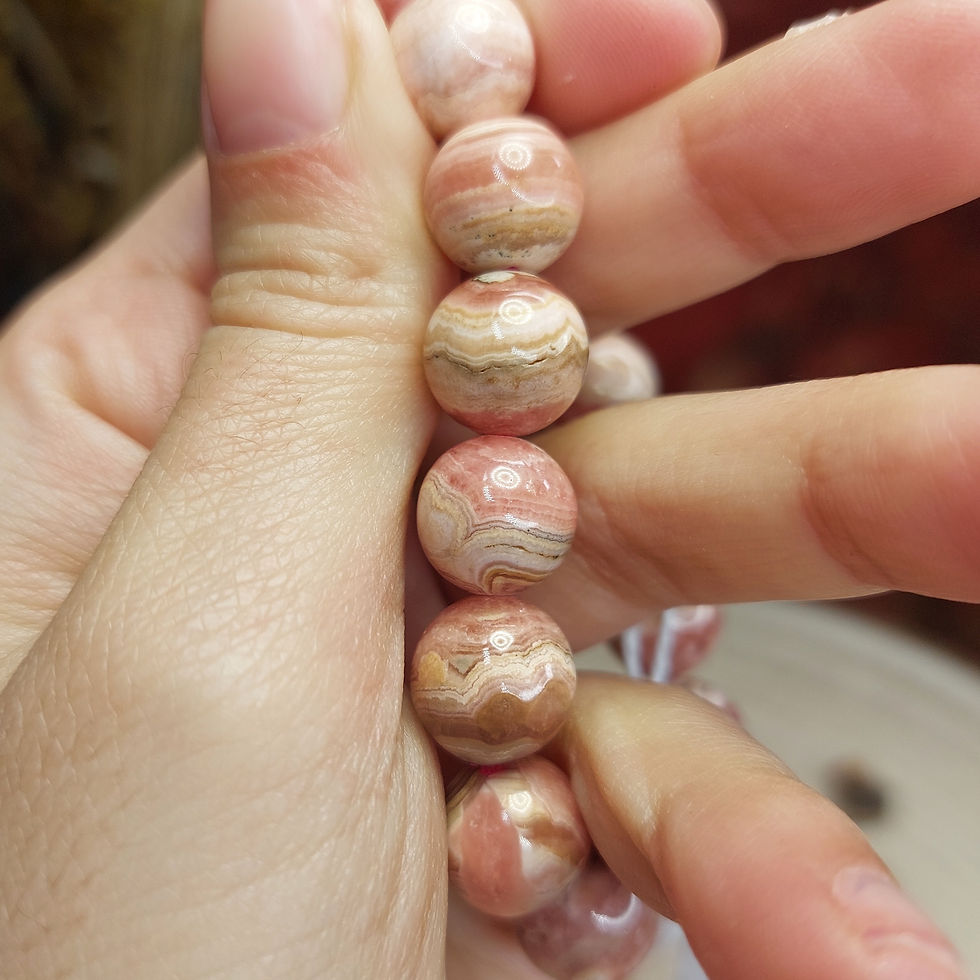 Miniature : Bracelet de rhodochrosite