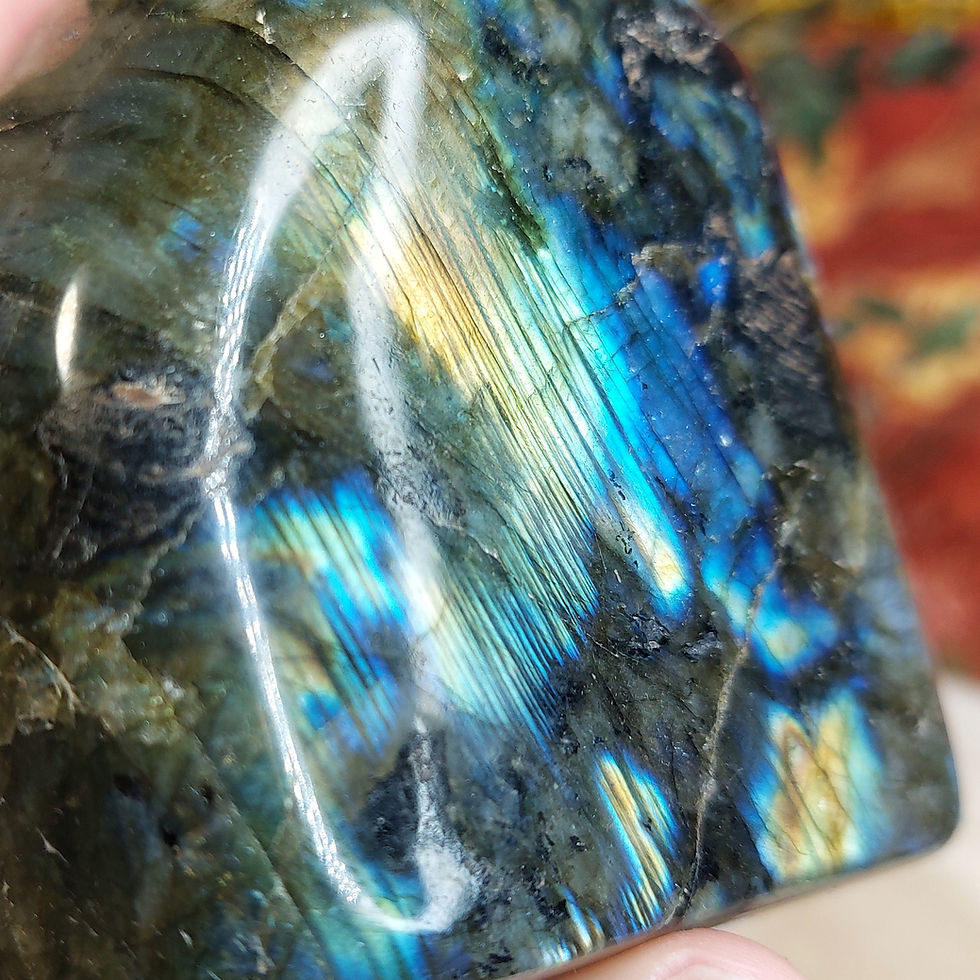 Miniature : Forme libre de labradorite - AAA