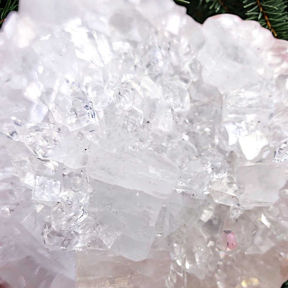 Miniature : Amas d'Apophyllite - AAA+