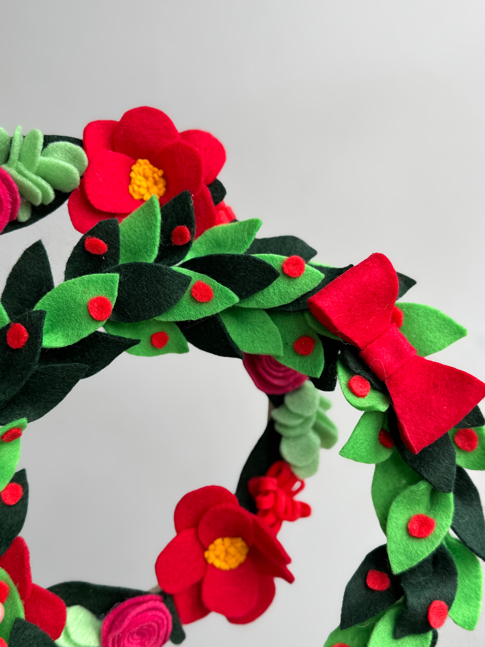 Felt Festive Wreath Making