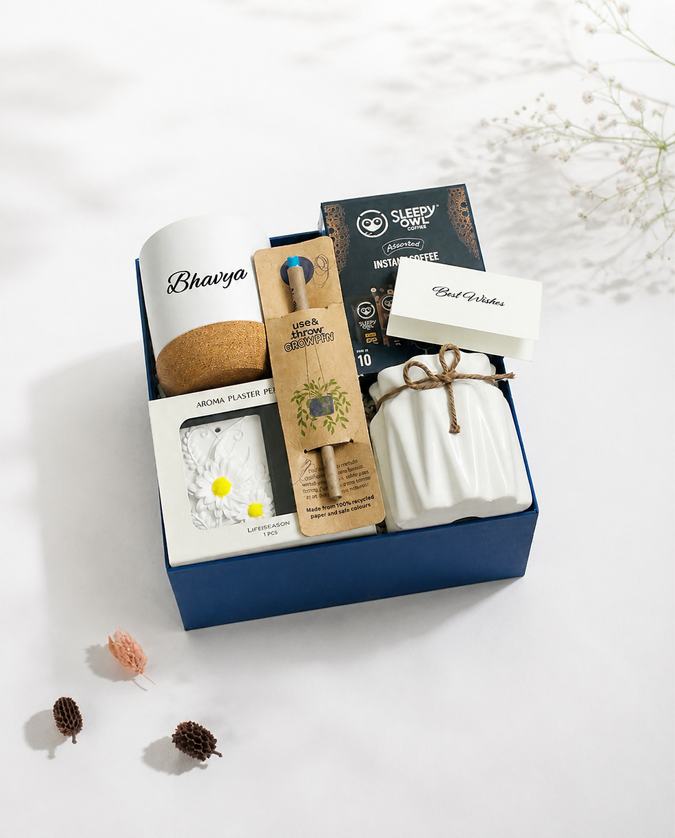The Thoughtful Desk Hamper — curated office essentials gift set for professionals, ₹3,100 | Atori