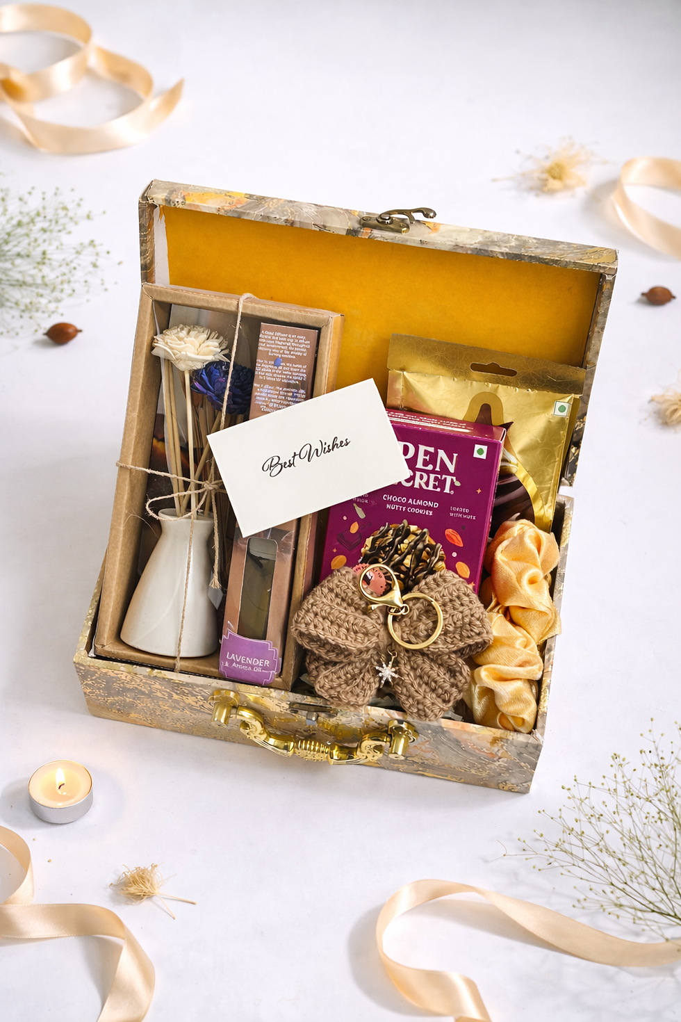 Soft Moments Box 2 — feminine luxury wellness gift hamper for self-care and relaxation, ₹2,800