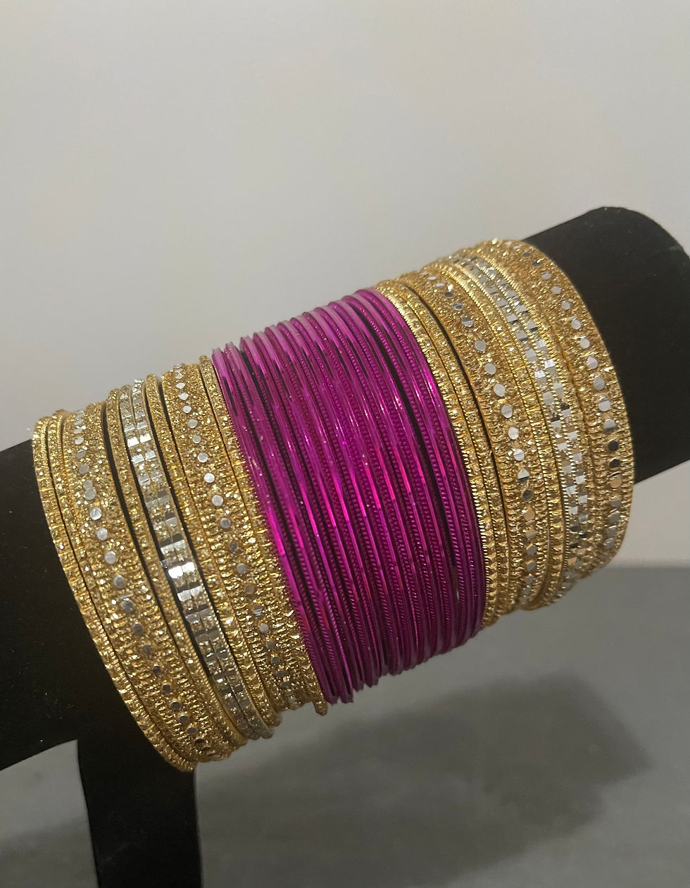 Thumbnail: assorted metal bangles 4 colours
