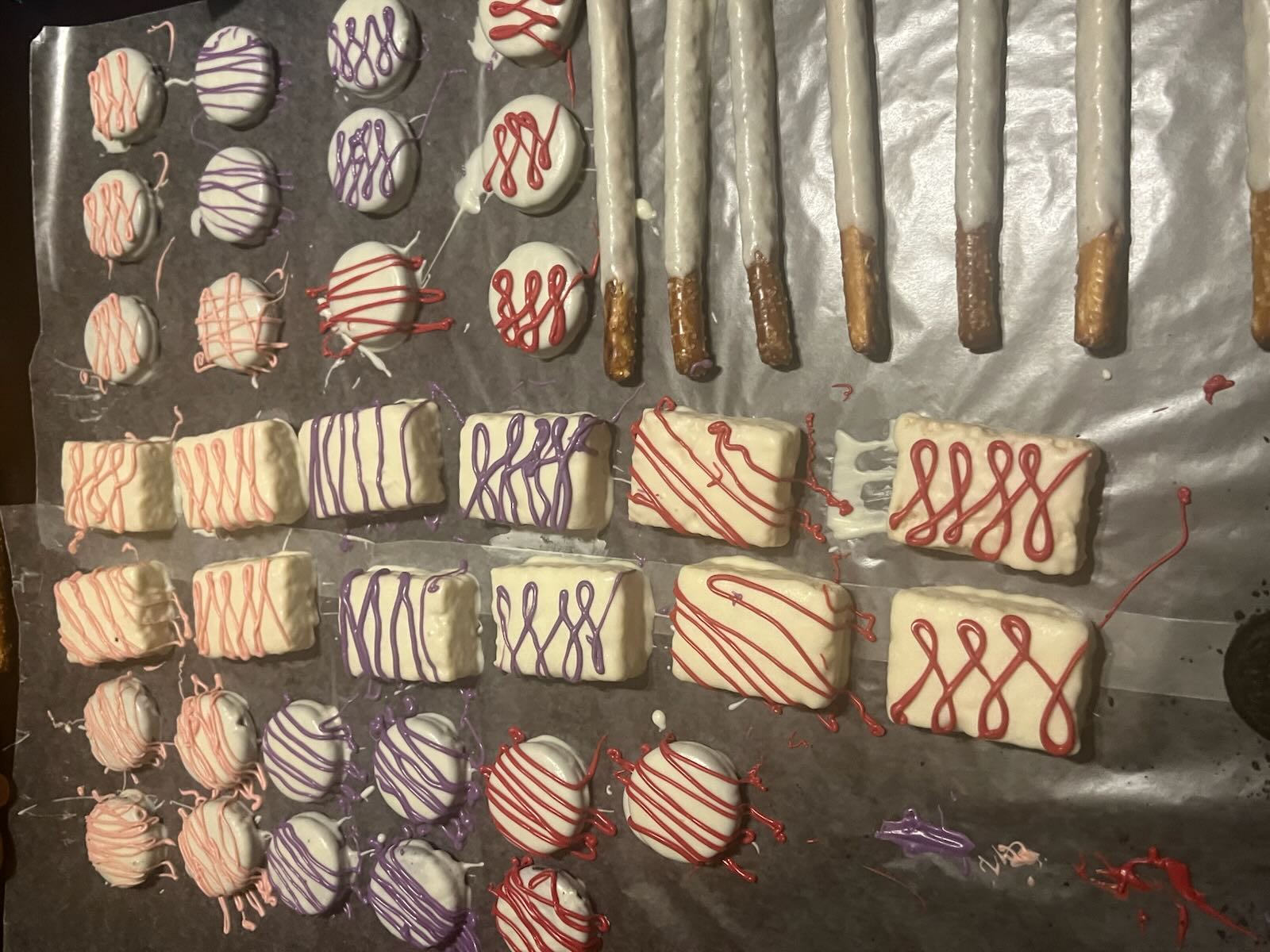 Arranged Food and Objects